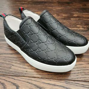 Gucci Signature Slip-on Black Sneaker